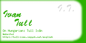 ivan tull business card